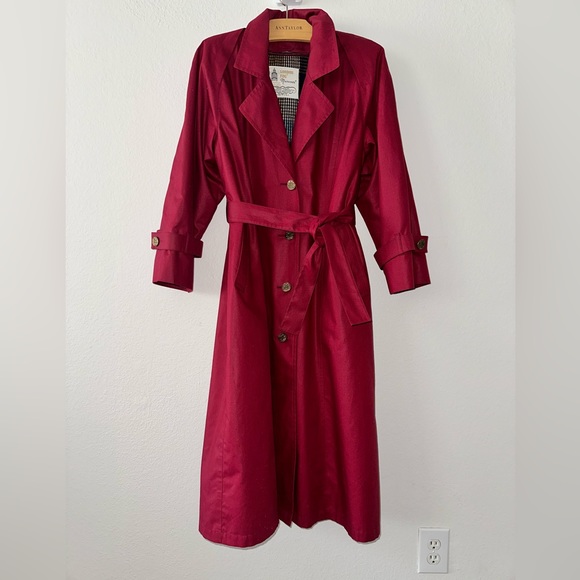 London Fog Jackets & Blazers - Bordeaux London Fog Trench Coat